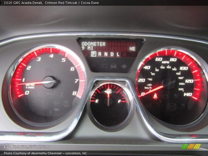 Crimson Red Tintcoat / Cocoa Dune 2016 GMC Acadia Denali