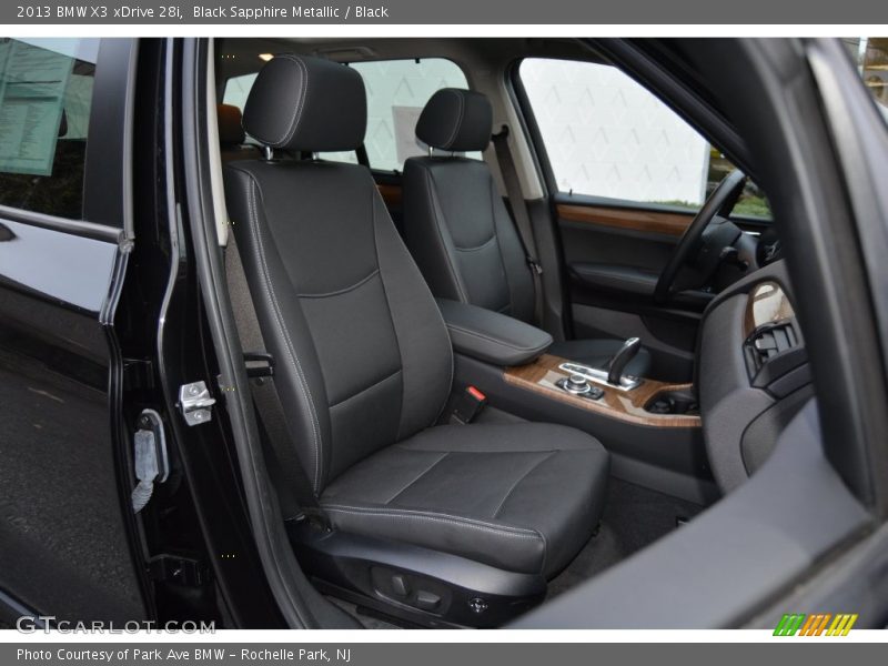 Black Sapphire Metallic / Black 2013 BMW X3 xDrive 28i