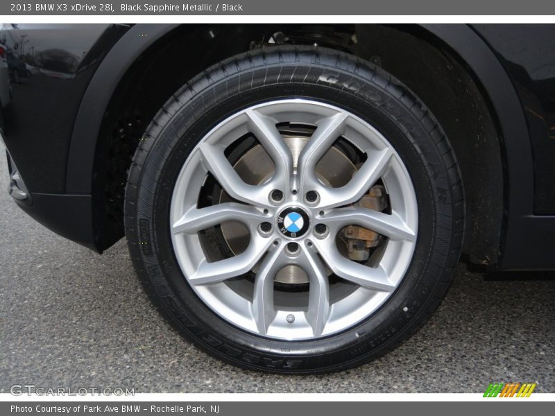 Black Sapphire Metallic / Black 2013 BMW X3 xDrive 28i