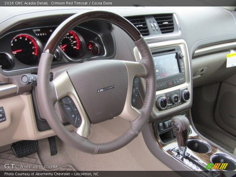 Crimson Red Tintcoat / Cocoa Dune 2016 GMC Acadia Denali