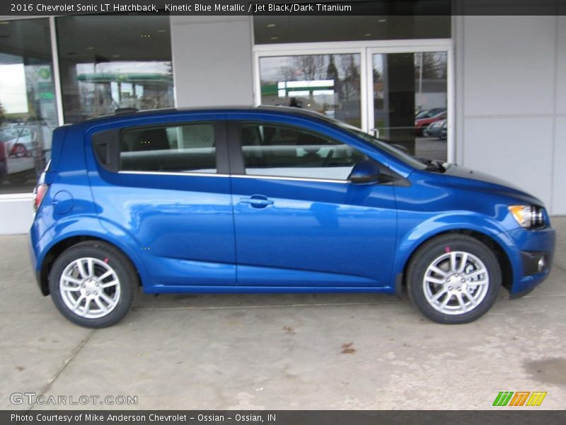  2016 Sonic LT Hatchback Kinetic Blue Metallic