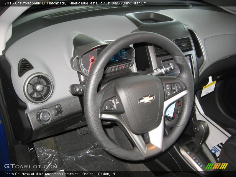 Kinetic Blue Metallic / Jet Black/Dark Titanium 2016 Chevrolet Sonic LT Hatchback