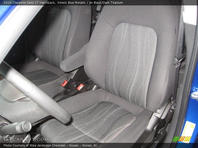 Kinetic Blue Metallic / Jet Black/Dark Titanium 2016 Chevrolet Sonic LT Hatchback