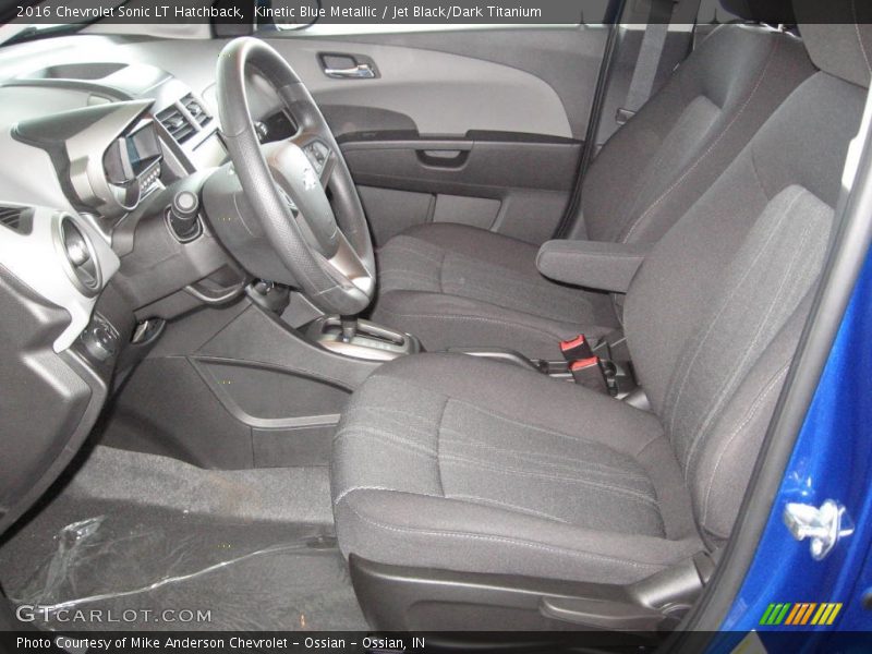 Kinetic Blue Metallic / Jet Black/Dark Titanium 2016 Chevrolet Sonic LT Hatchback