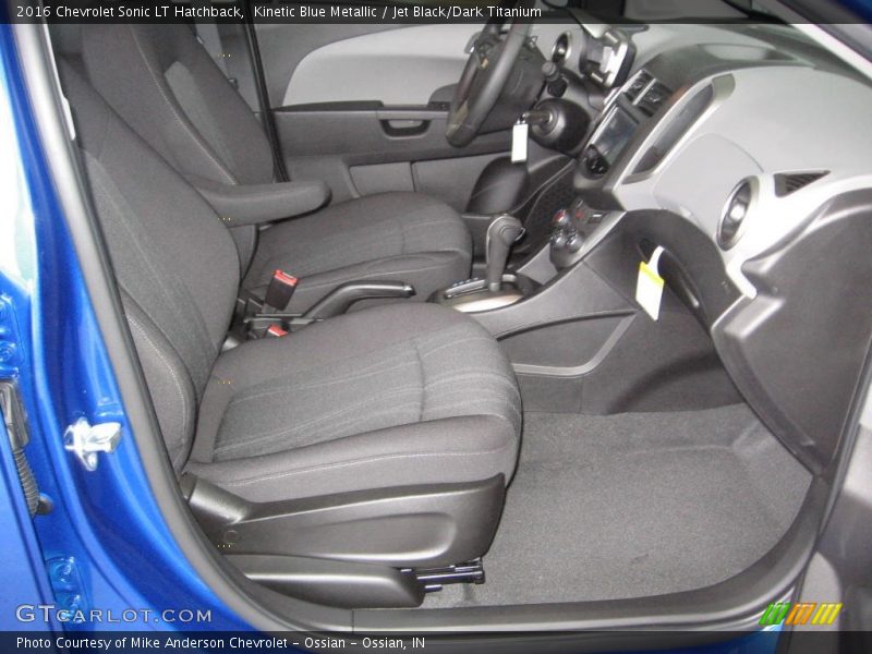 Kinetic Blue Metallic / Jet Black/Dark Titanium 2016 Chevrolet Sonic LT Hatchback