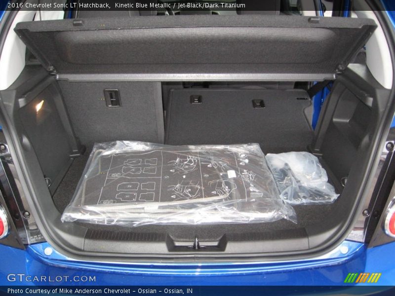 Kinetic Blue Metallic / Jet Black/Dark Titanium 2016 Chevrolet Sonic LT Hatchback