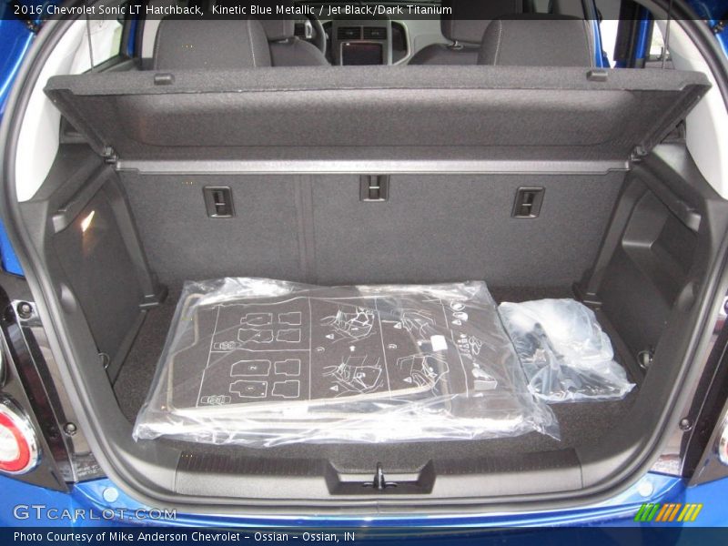 Kinetic Blue Metallic / Jet Black/Dark Titanium 2016 Chevrolet Sonic LT Hatchback