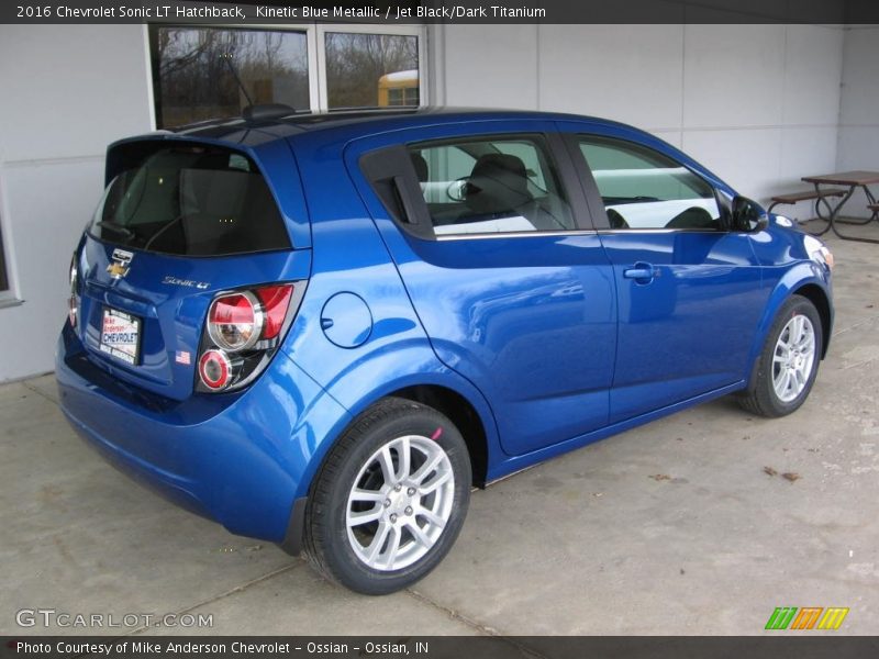 Kinetic Blue Metallic / Jet Black/Dark Titanium 2016 Chevrolet Sonic LT Hatchback