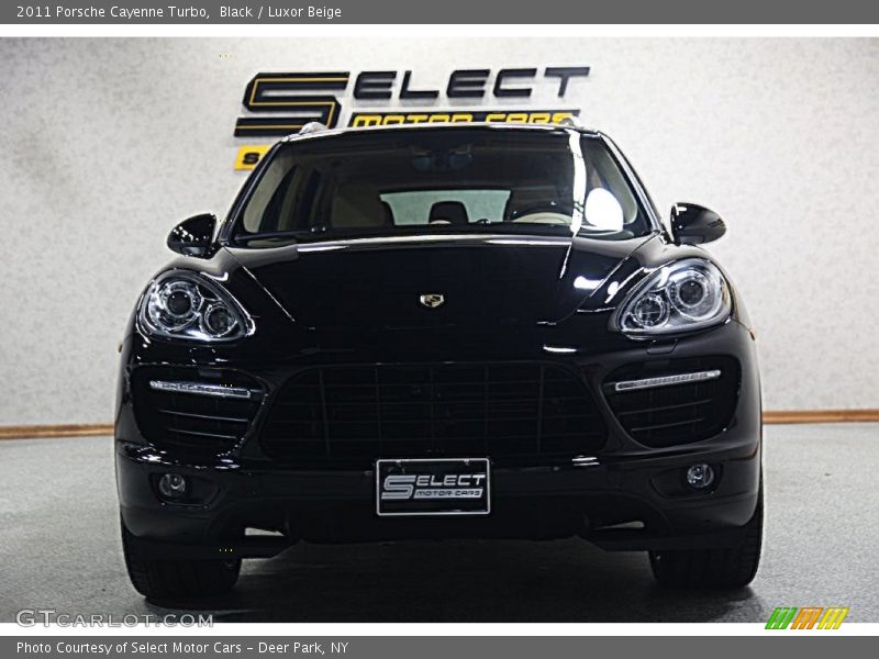 Black / Luxor Beige 2011 Porsche Cayenne Turbo