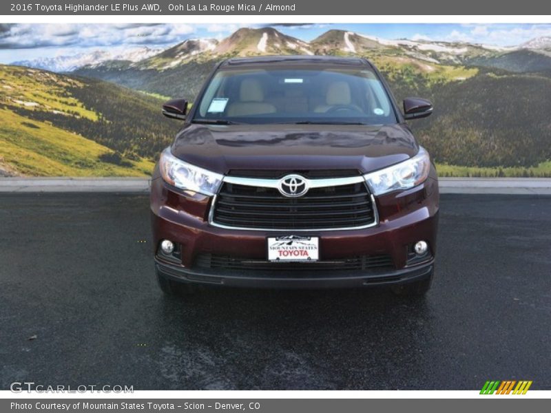 Ooh La La Rouge Mica / Almond 2016 Toyota Highlander LE Plus AWD