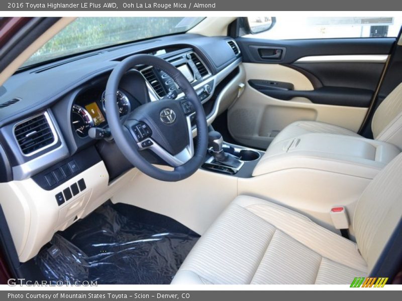 Almond Interior - 2016 Highlander LE Plus AWD 