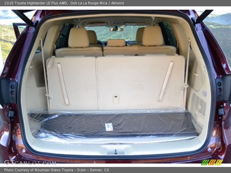  2016 Highlander LE Plus AWD Trunk