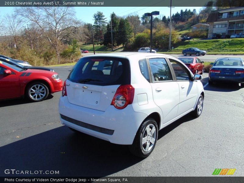 Summit White / Neutral 2010 Chevrolet Aveo Aveo5 LT