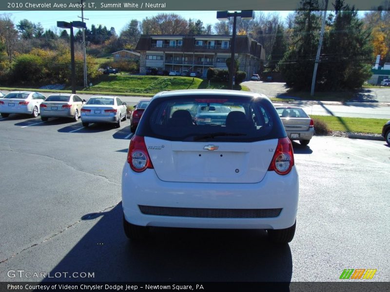 Summit White / Neutral 2010 Chevrolet Aveo Aveo5 LT