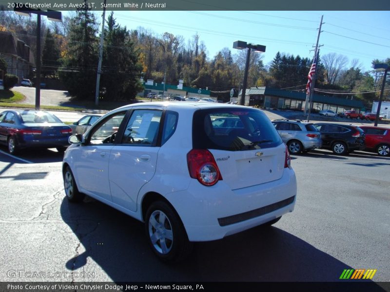 Summit White / Neutral 2010 Chevrolet Aveo Aveo5 LT