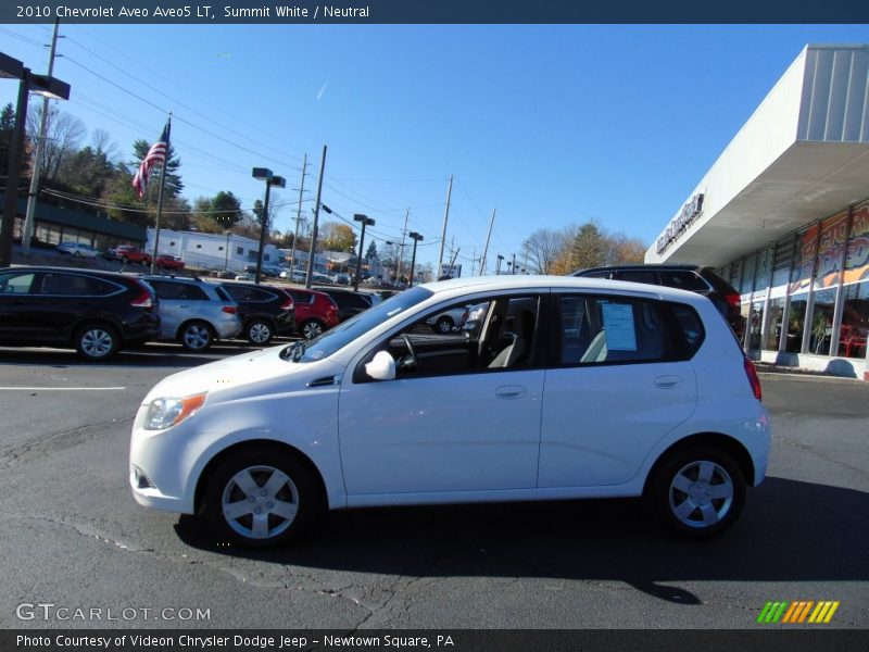 Summit White / Neutral 2010 Chevrolet Aveo Aveo5 LT