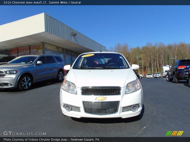 Summit White / Neutral 2010 Chevrolet Aveo Aveo5 LT