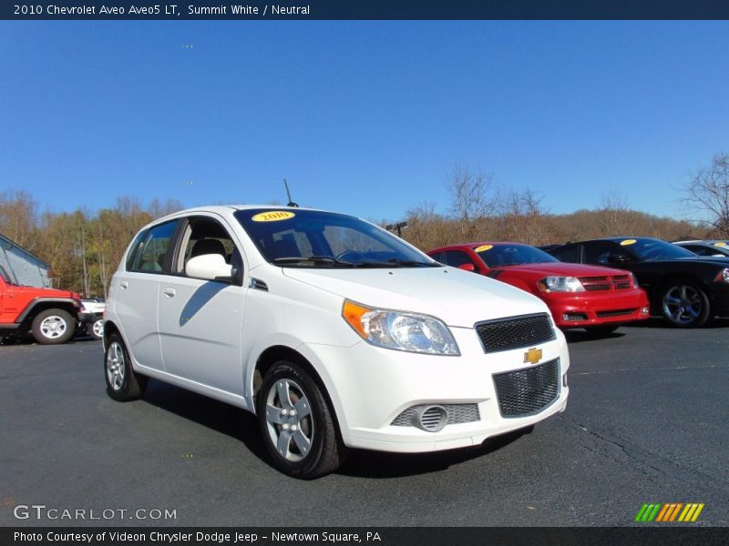 Summit White / Neutral 2010 Chevrolet Aveo Aveo5 LT