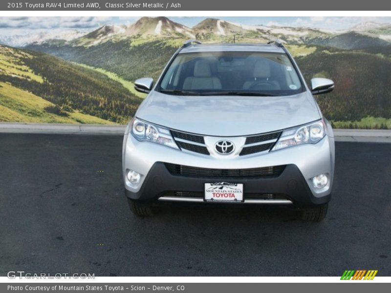 Classic Silver Metallic / Ash 2015 Toyota RAV4 Limited AWD