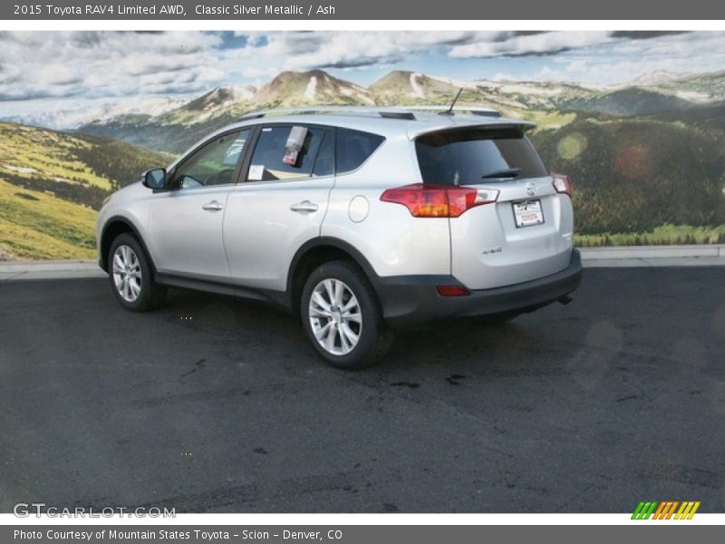 Classic Silver Metallic / Ash 2015 Toyota RAV4 Limited AWD