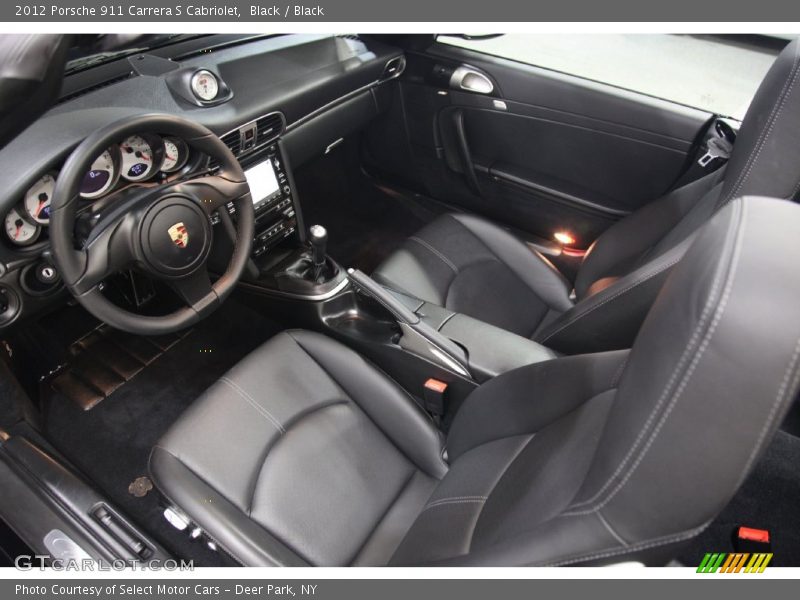 Black Interior - 2012 911 Carrera S Cabriolet 