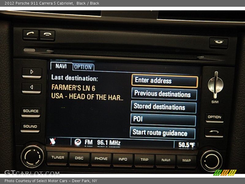 Black / Black 2012 Porsche 911 Carrera S Cabriolet