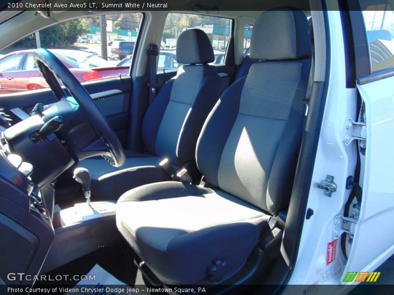 Summit White / Neutral 2010 Chevrolet Aveo Aveo5 LT