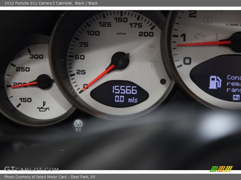 Black / Black 2012 Porsche 911 Carrera S Cabriolet