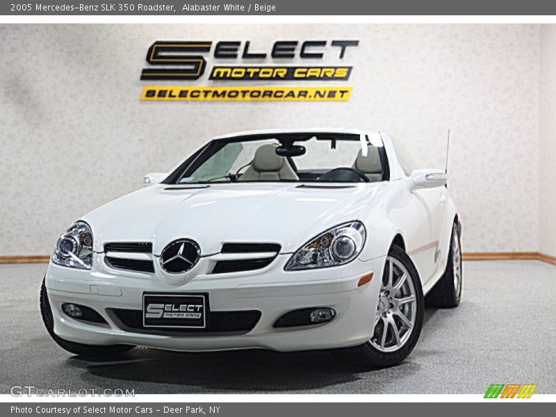 Alabaster White / Beige 2005 Mercedes-Benz SLK 350 Roadster