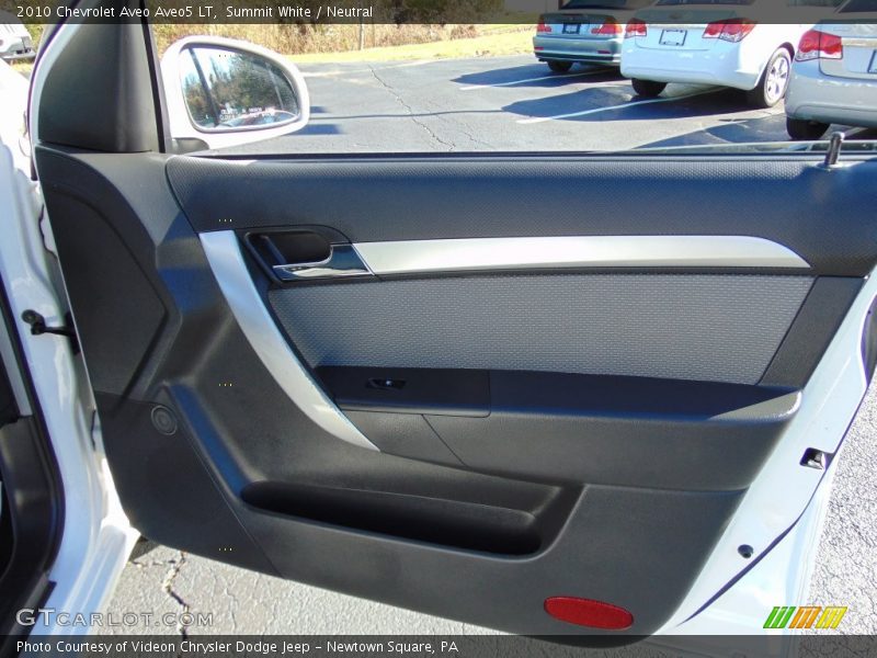 Summit White / Neutral 2010 Chevrolet Aveo Aveo5 LT