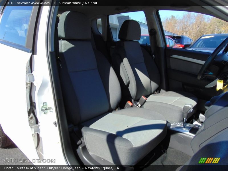 Summit White / Neutral 2010 Chevrolet Aveo Aveo5 LT