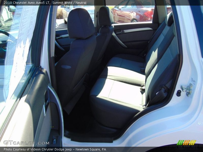 Summit White / Neutral 2010 Chevrolet Aveo Aveo5 LT