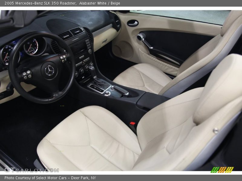 Alabaster White / Beige 2005 Mercedes-Benz SLK 350 Roadster