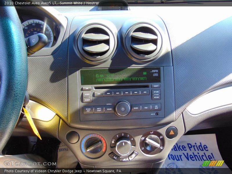 Summit White / Neutral 2010 Chevrolet Aveo Aveo5 LT