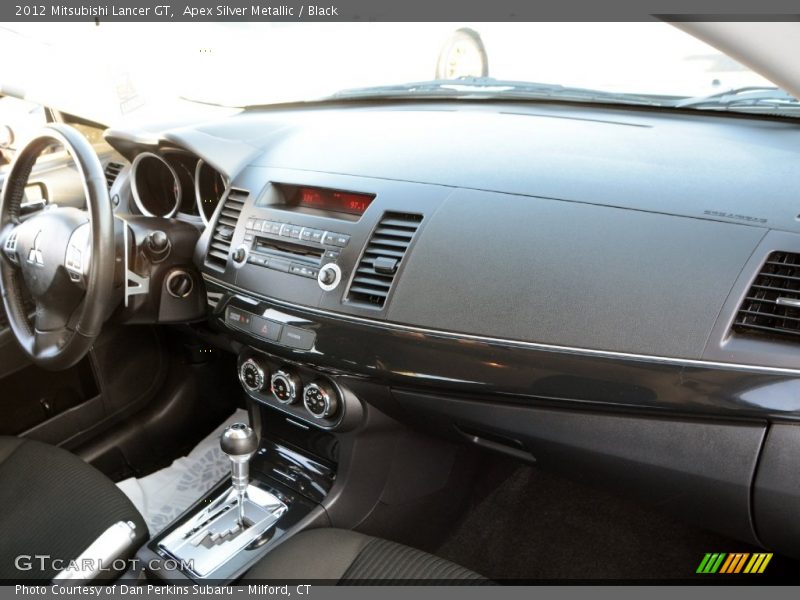 Apex Silver Metallic / Black 2012 Mitsubishi Lancer GT