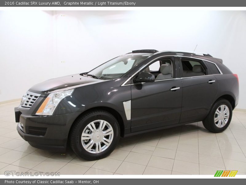 Graphite Metallic / Light Titanium/Ebony 2016 Cadillac SRX Luxury AWD