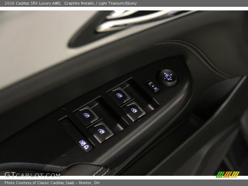 Graphite Metallic / Light Titanium/Ebony 2016 Cadillac SRX Luxury AWD