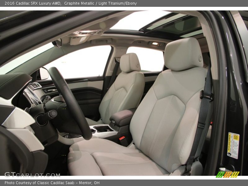 Graphite Metallic / Light Titanium/Ebony 2016 Cadillac SRX Luxury AWD