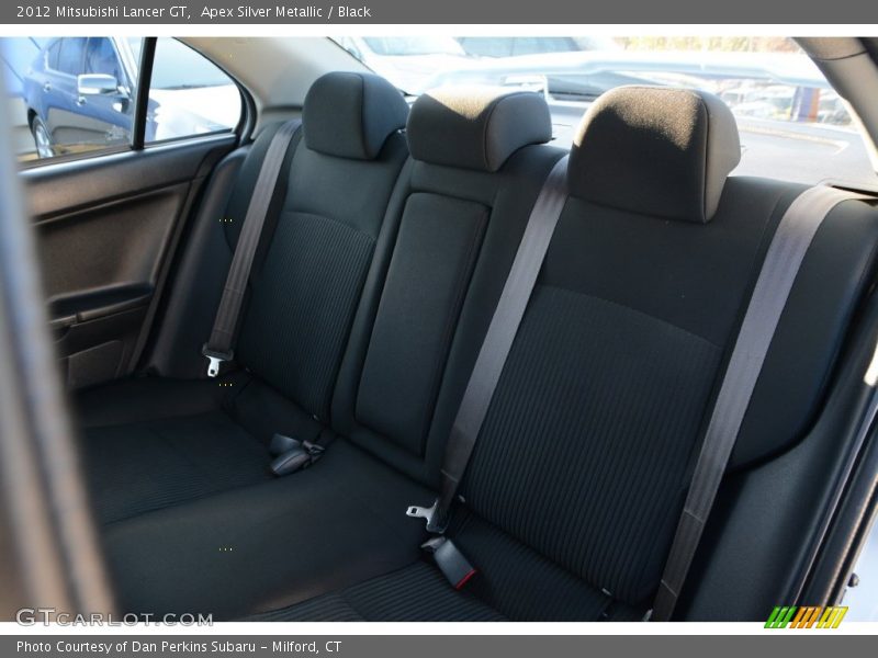 Apex Silver Metallic / Black 2012 Mitsubishi Lancer GT