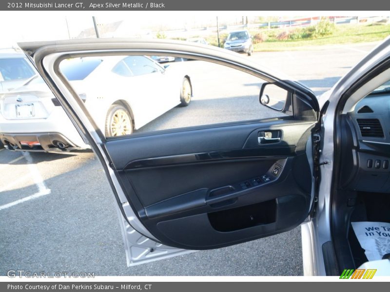 Apex Silver Metallic / Black 2012 Mitsubishi Lancer GT