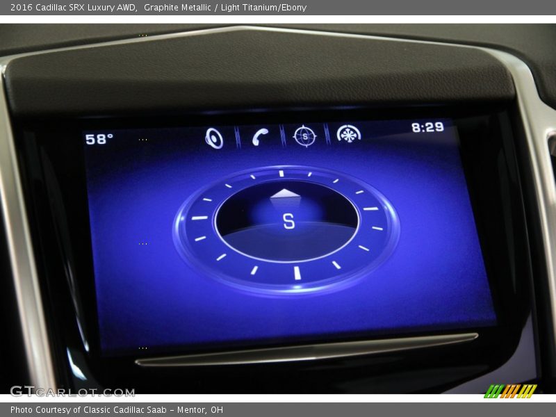 Graphite Metallic / Light Titanium/Ebony 2016 Cadillac SRX Luxury AWD
