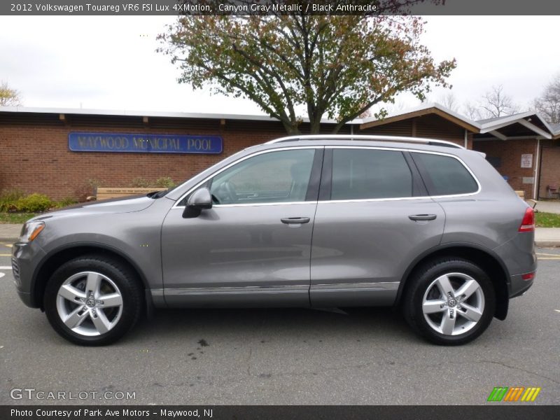 Canyon Gray Metallic / Black Anthracite 2012 Volkswagen Touareg VR6 FSI Lux 4XMotion