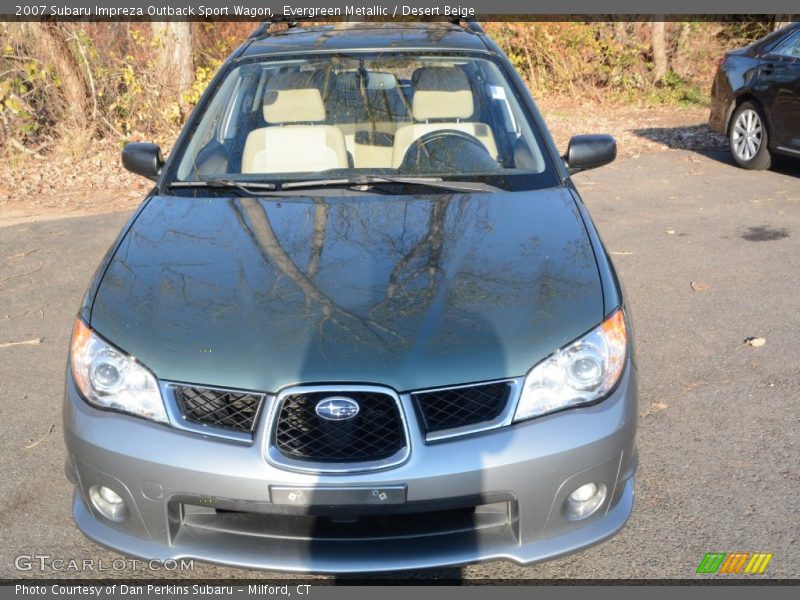 Evergreen Metallic / Desert Beige 2007 Subaru Impreza Outback Sport Wagon