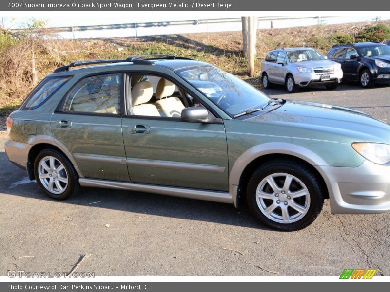 Evergreen Metallic / Desert Beige 2007 Subaru Impreza Outback Sport Wagon