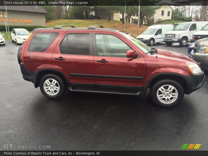 Chianti Red Pearl / Saddle 2003 Honda CR-V EX 4WD