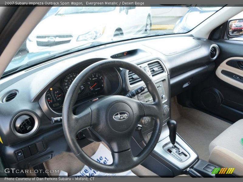 Evergreen Metallic / Desert Beige 2007 Subaru Impreza Outback Sport Wagon