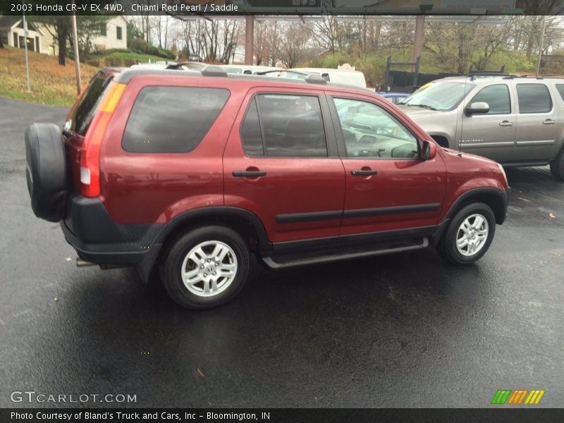 Chianti Red Pearl / Saddle 2003 Honda CR-V EX 4WD