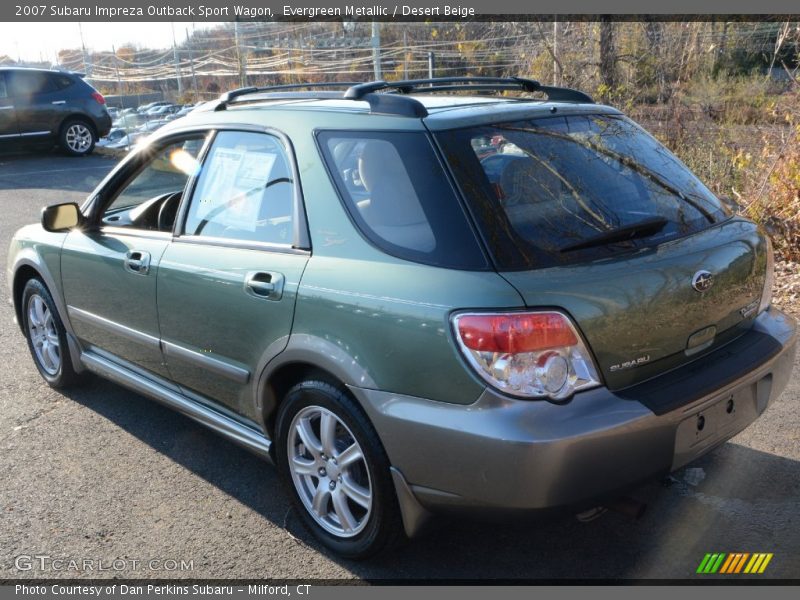 Evergreen Metallic / Desert Beige 2007 Subaru Impreza Outback Sport Wagon
