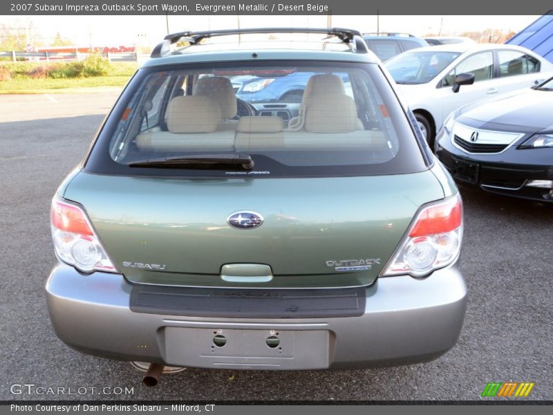 Evergreen Metallic / Desert Beige 2007 Subaru Impreza Outback Sport Wagon