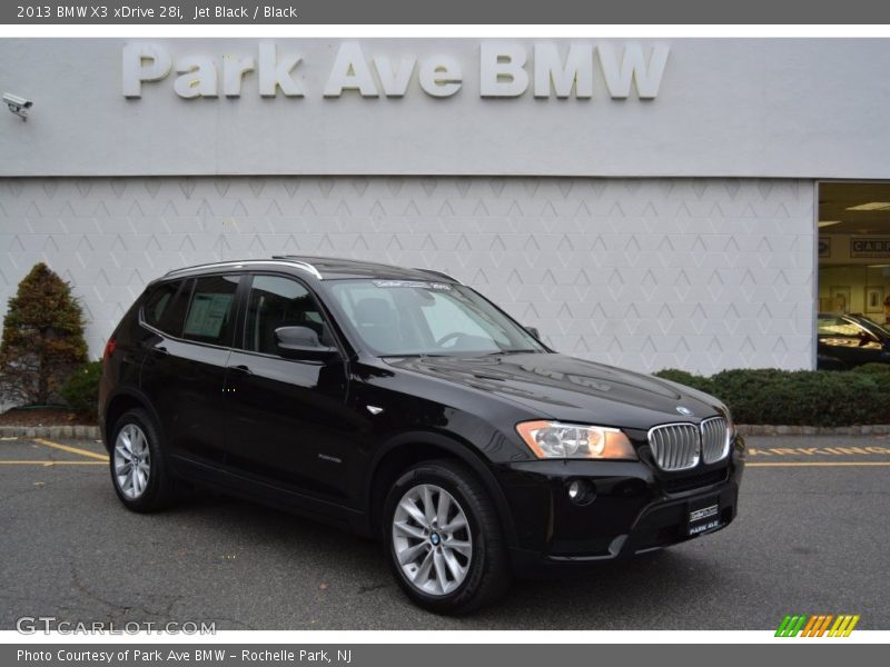 Jet Black / Black 2013 BMW X3 xDrive 28i